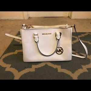 White Michael Kors purse